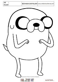 adventure-time boyama sayfaları